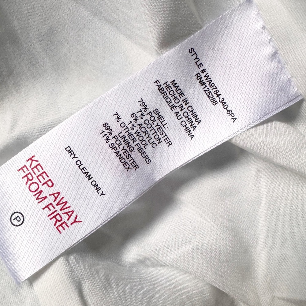 Jason Wu tweed crop plaid check blue white blazer 8 - Picture 7 of 9